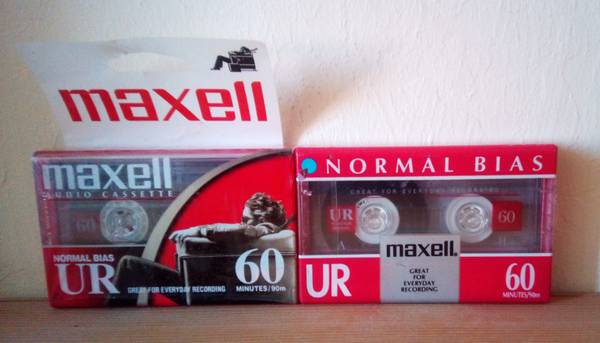 Maxell 60 Minutes Audio Cassette - Lot of 2 - *NEW SEALED* 1