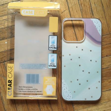 New NIB iPhone clear case clear gear 13 pro max or 12 pro max dimensio 1