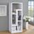 NEW Bookcase/TV stand console bookshelf book case/shelf white 800330 1 thumbnail