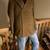 MENS JOHN VARVATOS BROWN CASHMERE and WOOL COAT Size LARGE 2 thumbnail