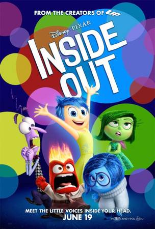 Pixar “Inside Out” Authentic Movie Poster 1