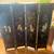Vintage 4 panel hand painted full sized Asian room divider/screen 10 thumbnail