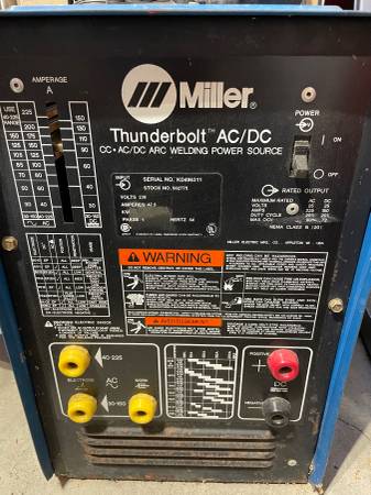 Miller Thunderbolt 225 AC/DC Welder 1