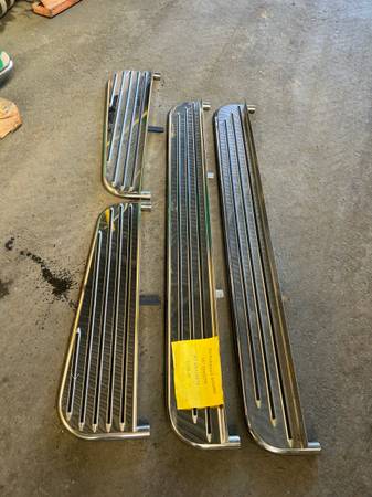 Running boards, stainless steel 1