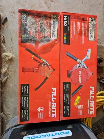 2 Fill Rite Manual Fuel Pumps 1