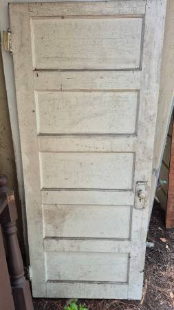 1.5" x 32 x 75 Five panel door with mortise lockset 1