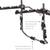 *New (Reg. $150)* Sportrack 3 Bike Trunk Bike Rack 2 thumbnail