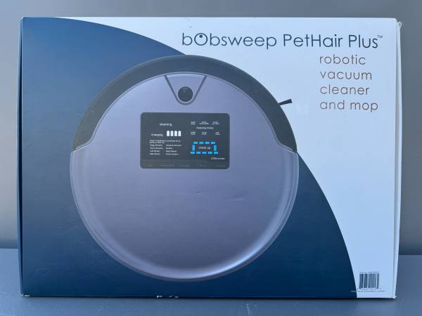 bObsweep PetHair Plus Robotic Vacuum Cleaner & Mop w/Docking Station 1