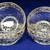 Glass Bowls with Flower Pattern 1 thumbnail