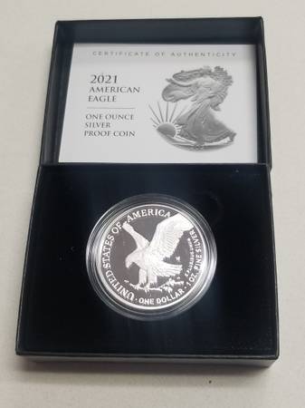 2021-W Type 2 Proof Silver Eagle w/ Govt. Packaging 1