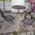 Wrought iron table two chairs 1 thumbnail