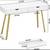 Vanity Desk with Glossy Desktop, 47 inch (New) 2 thumbnail