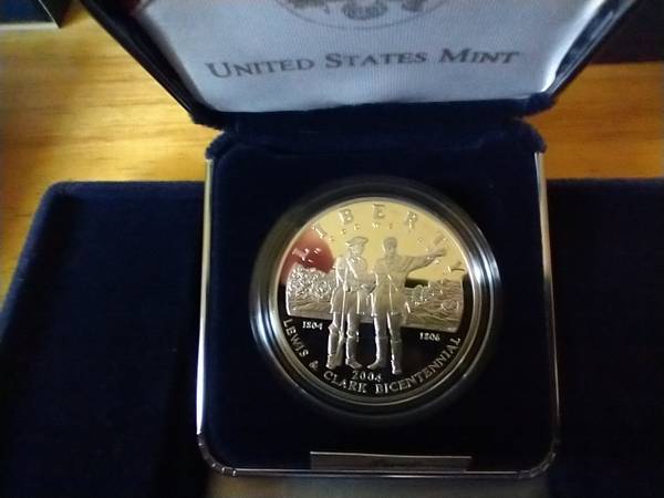 2004 Lewis and Clark Bicentennial Silver Proof Coin 1
