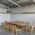 New solid teak outdoor table and 10 teak outdoor chairs 2 thumbnail