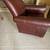 100% solid leather couch, chair, and ottoman 7 thumbnail