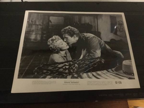 RANCHO NOTORIOUS Original Photo 1952 Marlene Dietrich Arthur Kennedy 1