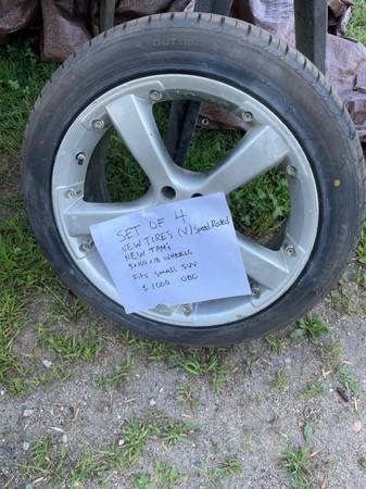 Set 4 New tires (V) Speed Rated w/ New TPM’s 1