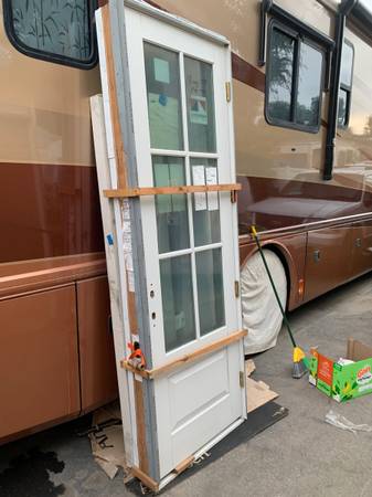 andersen door 2’8” x 8’ swing out 1