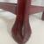 Asian inspired marble top ornately carved rosewood table 7 thumbnail
