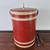 1970s Georges Briard Red Faux Leather Tall Ice Bucket Champagne Cooler 5 thumbnail