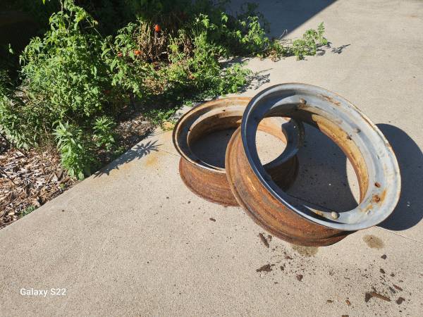 Tractor Rims for fire pit 1
