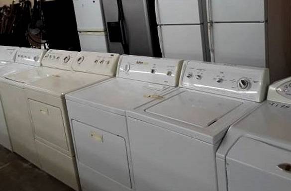 Side by side refrigerator / washer & dryer sets 1