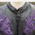 Xelement Ladies Medium Gemma Black Purple Leather Motorcycle Embroidered Jacket 13 thumbnail