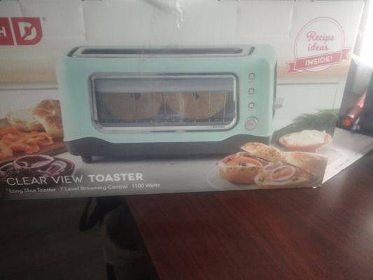 Dash clear view toaster long slices 7 level browning - $3063471081801857120