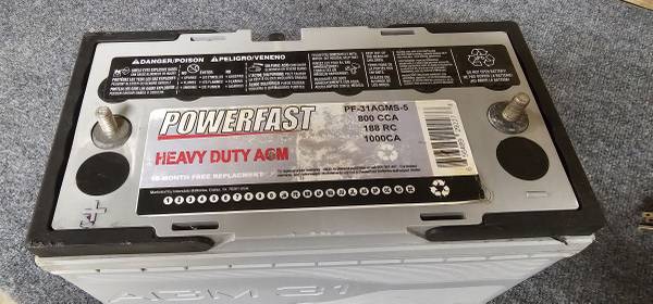Powerfast AGM 12V Battery - $100 (Bellevue)63438365182081121