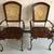 Vintage Chair Solid Metal Frame Solid Wood Seat Back 1 thumbnail