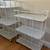 Vintage 2 Cart Rolling 3 Tier Diamond Mesh Shelves EACH... 7 thumbnail