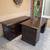BEAUTIFUL MAHOGANY DESK AND MATCHING BUREAU 3 thumbnail