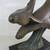 Large  Bronze Brass Mom Whale & Baby Statue 21 1/2" Tall 2 thumbnail