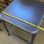 CB2 Flint Steel Stools Pair - Industrial Mid Century Modern Style 6 thumbnail
