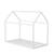 Max & Finn Twin House Floor Platform Bed White 2 thumbnail