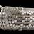 Silver cuff bangle large statement India Indian Jaipur Antique 8 thumbnail