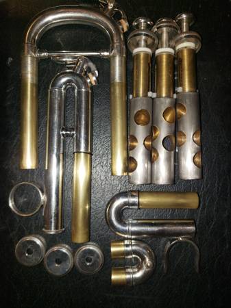 Yamaha Custom 8345S Silver Large-Bore Trumpet For Sale! 1