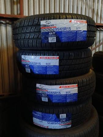 4 New Tires Installed/ 4 Llantas Nuevas Instaladas 195/65/15 AS Atland 1