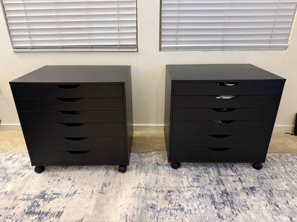 Two IKEA Alex Drawer Units 1