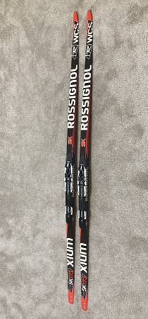 Skate ski setup, like new, for small person 1