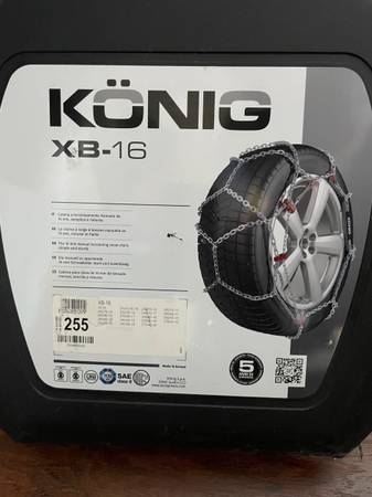 Snow Chains for SUV/Trucks Konig XB-16 size 255 1