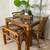 Super Cute Tiki Bamboo Boho Wicker Hawaiian 4 Piece Dining Set 4 thumbnail