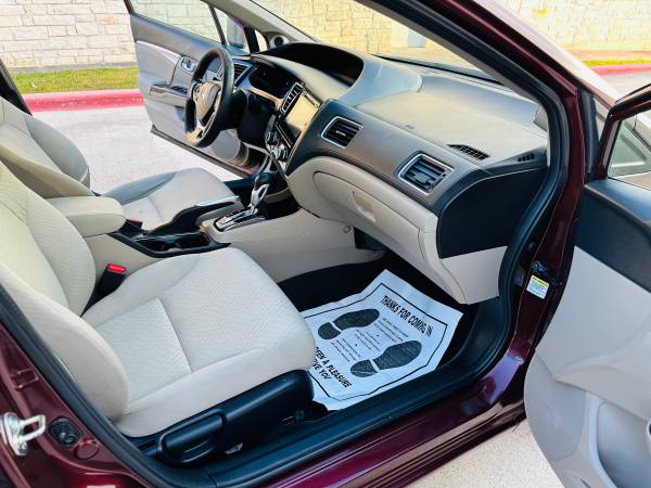 2015 Honda Civic EX LOW MILES - $10,999 (Austin(South))63439526195969124