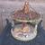 Handmade/Painted large Wooden Large Wooden 4 Horse Carousal - (Hend.) 3 thumbnail