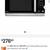 Black stainless steel Cuisinart Deluxe Microwave Oven, 1.1 cubic ft; 1000 watts, 2 thumbnail