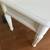 Large Drexel Heritage Creamy White side table end table with drawer 5 thumbnail