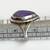VTG Gilo And Grace Nakai Navajo Purple Jadeite Sterling Silver Ring 6 7 thumbnail