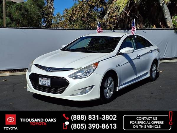 1 2015 Hyundai Sonata Hybrid White Buy Now! 1