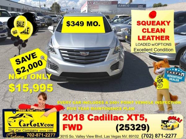 2018 Cadillac XT5 Sport Utility 4D, FWD V6 1