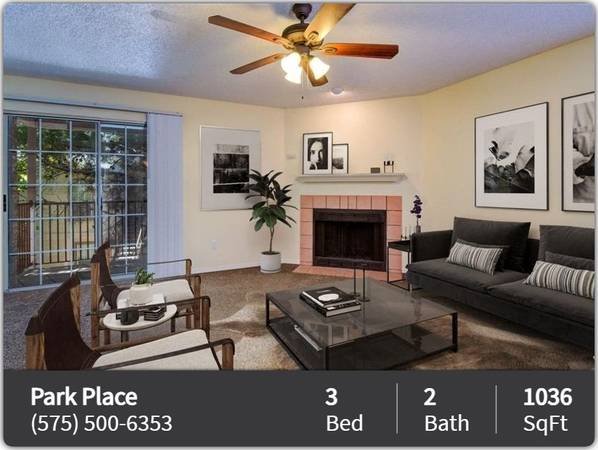$1,425 / 3br - 1036ft2 - Your fur baby's next favorite spot! 3 BD / 2 BA that's purrrfect! (Las Cruces - Near NMSU)63861850119681120